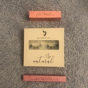 Lashes Set and Adhesives, Natural Lashes, Fake Eye Lashes, Brand New!